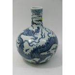 A very large Chinese Ming period blue and white va