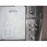 1966 England World Cup Complete Autographs + Photos: Boys of 66 book by Martin Tyler signed on blank