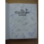 Tottenham Multi Signed Football Book: Glory Glory Nights hard backed book which tells the story of