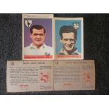 A+BC Football Trade Cards: A+BC Gum Footballers both Planet + No Planet numbers 1 to 46. Condition