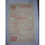 57/58 Clapton v Ilford At West Ham Football Programme: Excellent condition dated 31 3 1958 at