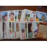 A+BC Orange Back Football Cards: Nice condition with Quiz question to rear. (84)