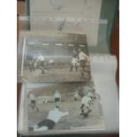 French Football Press Photos: From 1940s to 1970s there are 88 various sizes mostly with stamps