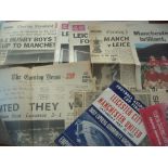 1963 FA Cup Final Football Memorabilia: Manchester United defeated Leicester City and there are 7