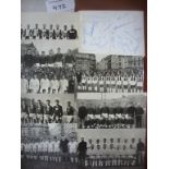 1964 Slovan Bratislava Football Autographs v Celtic: We are informed this was collected by Celtic