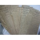 1920s + 1930s Football Press Cuttings: Many Hundreds of cuttings from a wide variety of teams