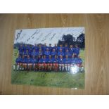 1966 England World Cup Squad Signed Photo: Large 15 x 12 inch photo of the whole squad (37
