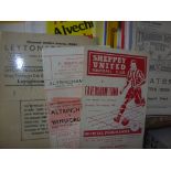 Non League Football Programmes: Mainly 1980s with some ex league to include Sheppey United v