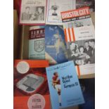 Friendly + Testimonial Football Programmes: Excellent variety of games both in the UK and abroad