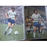 England Signed Football Photo Collection: Spanning the decades mainly 10 x 8 inch photos including