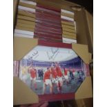 1966 England World Cup Signed Framed Photos: Incredible chance to decorate large football bar or for