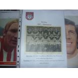 Football Autograph Folder: Incredibly wide variety with regard to both teams and eras. Many magazine