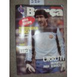 1982 Barcelona v Tottenham ECWC Semi Final: The nearest you will get to an official programme is