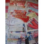 England Home Football Ticket Collection: From the 50s onwards generally in very good condition. High