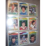 Topps 1978 Footballers Football Cards: Complete orange backs set of 396 cards in excellent