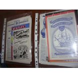 West Ham 58/59 Away Football Programmes: Complete collection of away programmes from the first