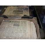 Derby Evening Telegraph + Football Post 1960s Football Newspapers: Full newspapers folded in good