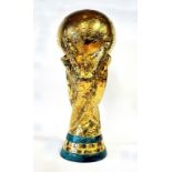 FIFA World Cup Trophy: The current trophy which started in 1974 is stunning with its malachite