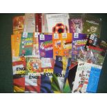 European Championships Football Programmes: A large collection of programmes and official