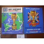 1966 World Cup Final Programme + Tournament Guide: Both original programmes are excellent with the