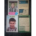 A+BC Football Trade Cards: A+BC Gum Footballers (Scottish Football Facts) 28 various cards, (Green