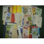 1950s - 1970s Football Programme Box: Large box of mixed programmes from the early 1950s to early