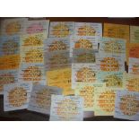 Wolverhampton Wanderers 1970s Home Unused Football Tickets: Mint condition tickets including 72/73