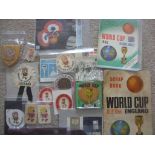 1966 Superb World Cup Willie Football Collection: Includes scrap book, rosette, west clocks