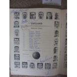 1966 World Cup Final Signed Football Programme: Original programme with a few printing errors on