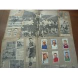 1946 + 1947 FA Cup Final + Semi Final Scrapbooks: A Charlton Fans dream with many pictures cut