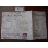 West Ham Football Share Certificate: One of the last to be issued before the Icelandic owners took