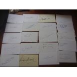 England 1966 World Cup Complete Signed Squad Autographs: Superb collection which would look