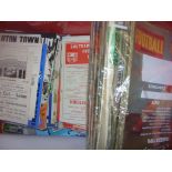 Football Programme + Magazine Box: Quantity of programmes from the 60s onwards with a selection of