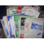 1950s - 1970s Football Programme Box: Scottish programmes from the mid 1950s to 1970s. Good