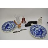 A collection of mainly ceramic items comprising a