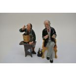 Two Royal Doulton figures comprising The Clockmake