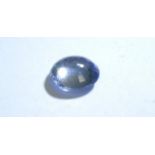 A loose Sapphire stone.