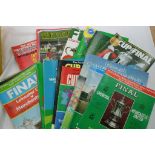 A collection of Arsenal football programmes including Cup Finals, Semi-Finals, League, Reserves