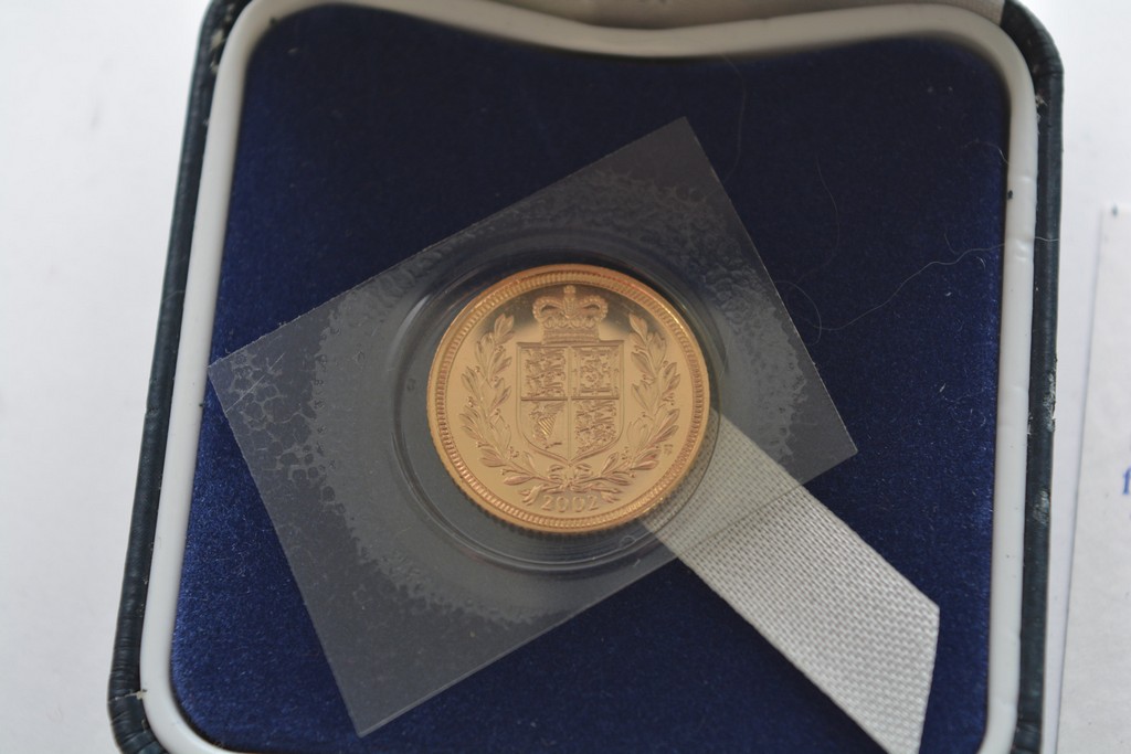 A Cased proof half sovereign limited edition 2002. - Image 2 of 3