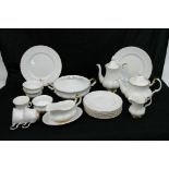 A Royal Albert Val D'or dinner service.