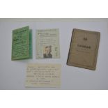 German WW2, SS Soldbuch and other SS ephemera