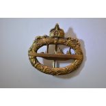 German WW1, Kriegsmarine U-Boot badge engraved to