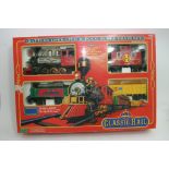 A boxed Echo classic rail American railroad set