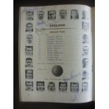 1966 World Cup Final Signed Football Programme: Or