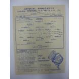 1945 North v South Final Football Programme: Chels