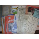 1940s Football Programmes: Wide variety of clubs a