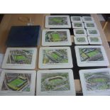 1966 World Cup Original Footbal Coasters: Full set