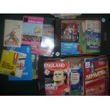 England International Football Programmes: Many hu