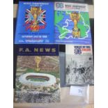 1966 World Cup Final Programmes: Good condition or