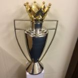 Modern Day Replica Football Trophy: A silver/chrom